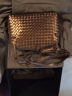 Bottega bronze bag upside down.jpg