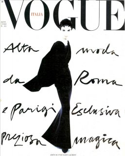 Vogue Italia September 1988-2 : Elena Kountoura by Satoshi Saikusa 
