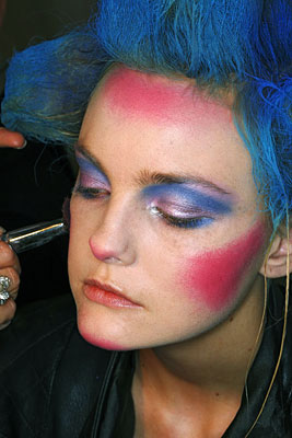 Backstage at John Galliano, September 2008..jpg