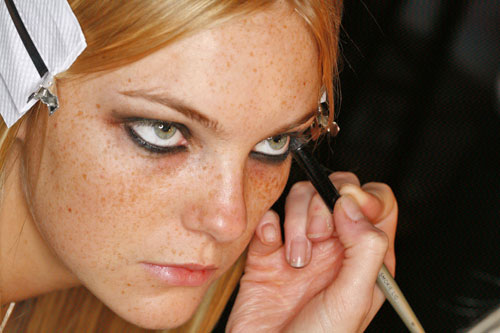 Backstage at Matthew Williamson, September 2008..jpg