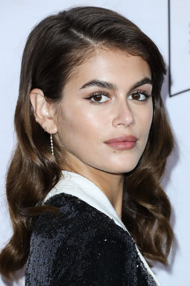 kaia gerber in celine dress at 27th la art show opening party 17.jpg