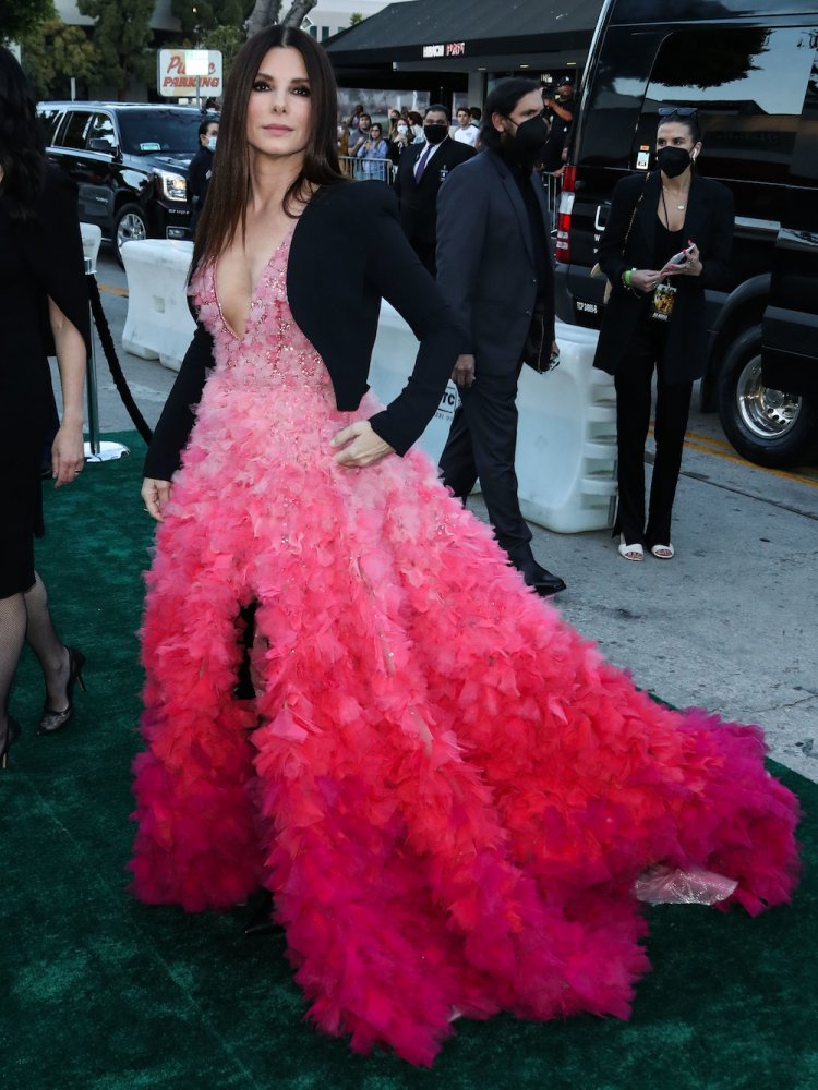 gorgeous sandra bullock in elie saab dress at the lost city la premiere 2022 2.jpeg