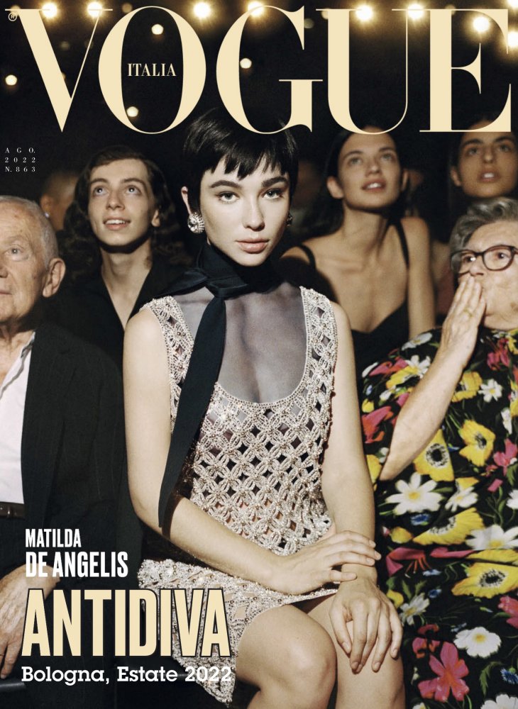 Vogue Italia August 2022 : Matilda De Angelis by Brett Lloyd | the ...