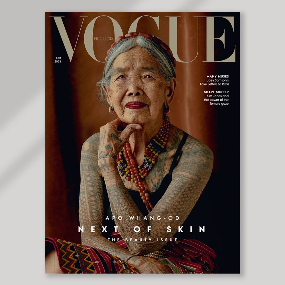 Vogue Philippines April 2023 : Apo Whang-Od by Artu Nepomuceno