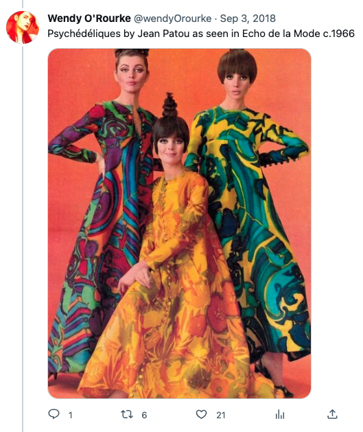 TRICKY - JEAN PATOU -  in Echo de la Mode 1966.png