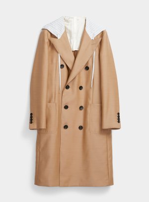 Lanvin 2020 Spring runway overcoat cotton-poplin hood.jpg