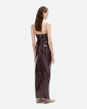 COMMONHOURSNipofCherryTuckedLongStretchPVCSlipDress_3 拷貝.jpg