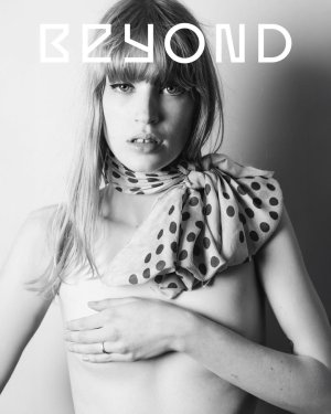 A BEYOND NOISE DIGITAL COVER BY HEDI SLIMANEJACQUI wears vintage hand rolled silk polka dot sc...jpg