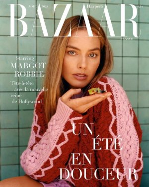 Harper's Bazaar France August 2025 : Margot Robbie by Colin