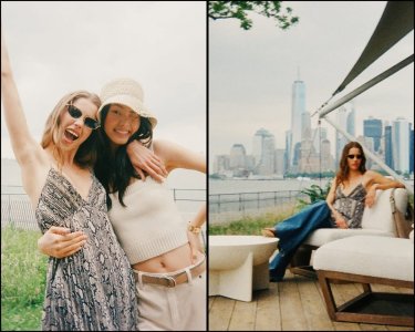 The scene behind the scenes! Candid moments from our summer shoot at Governors Island, New York..jpg