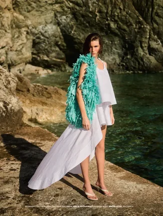 Vogue Greece June 2026 : Luna Bijl & Francesco Ruggiero by Panos