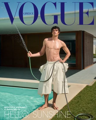 Vogue Greece June 2026 : Luna Bijl & Francesco Ruggiero by Panos