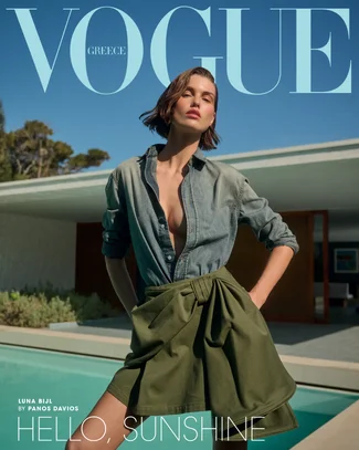 Vogue Greece June 2026 : Luna Bijl & Francesco Ruggiero by Panos