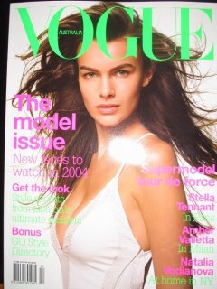 Vogue Australia April 2004 : Filippa Hamilton | the Fashion Spot