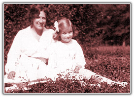 and her governess in Myers Park around 1920.JPG