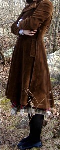 brown coat and tartan skirts.jpg