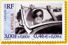 Lartigue Renee stamp 1999 (lartigue.org).gif