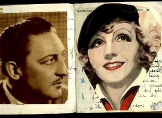 Garbo Barrymore scrapbook page (ebay).jpg