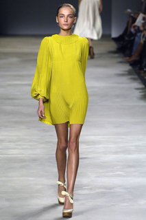Chloe ss 06 Stiped Sheer Dress In Yellow.jpg