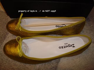 my Repettos lime metallic.JPG
