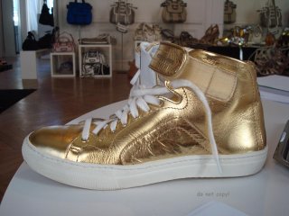 PH gold high top trainers SS08.JPG