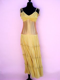 1930's Gold Satin and Tulle Gown-$425.jpg