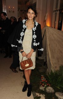 Alexa Chung in Bow Stich Short Jacket.jpg